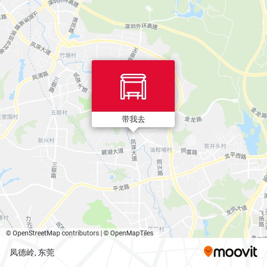 凤德岭地图