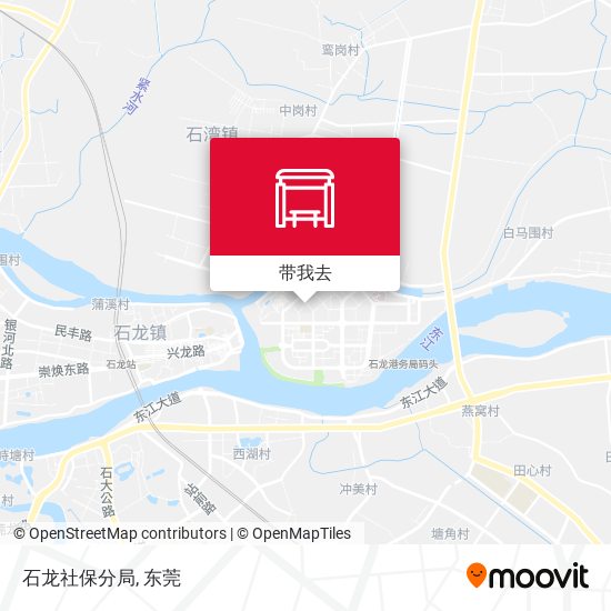 石龙社保分局地图