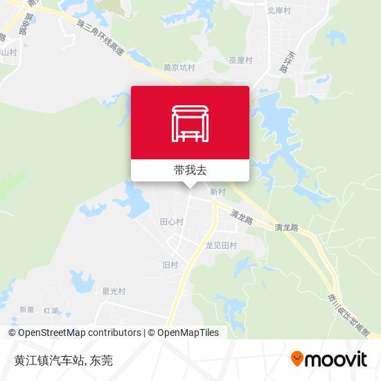 黄江镇汽车站地图