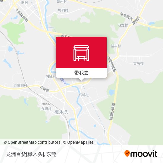 龙洲百货[樟木头]地图