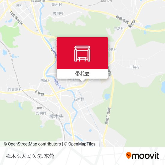 樟木头人民医院地图