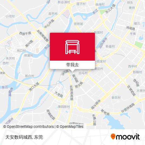 天安数码城西地图