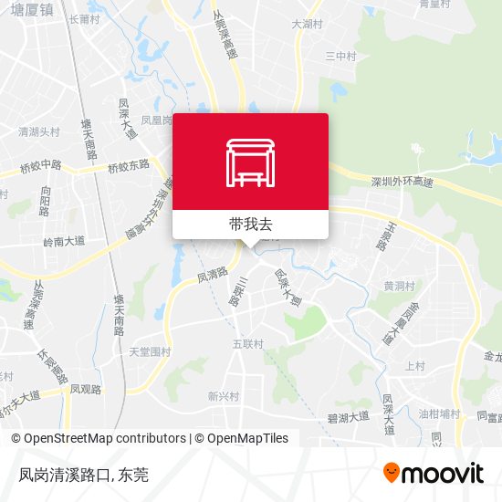 凤岗清溪路口地图