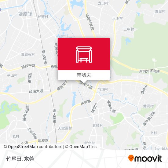 竹尾田地图