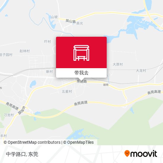 中学路口地图