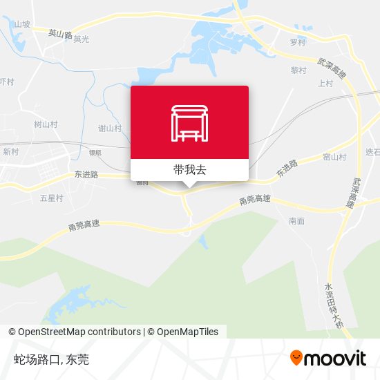 蛇场路口地图