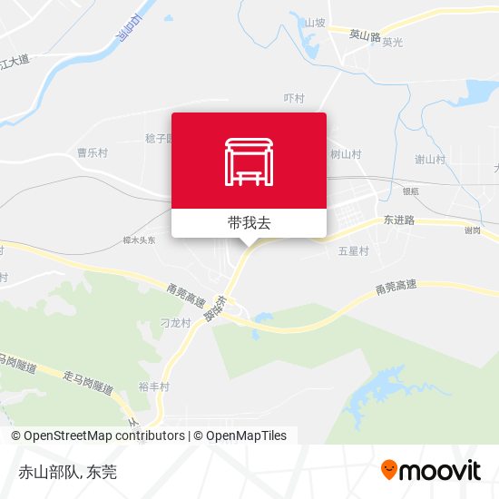 赤山部队地图