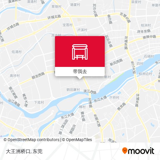 大王洲桥口地图