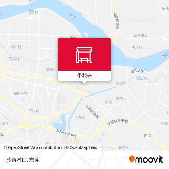 沙角村口地图