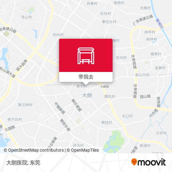 大朗医院地图