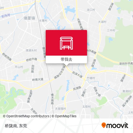 桥陇南地图