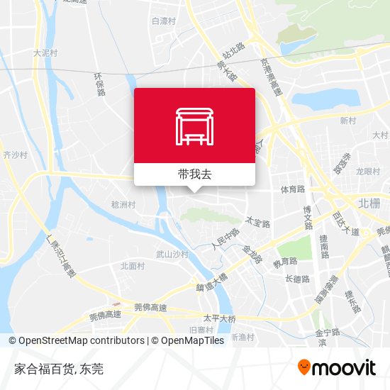 家合福百货地图