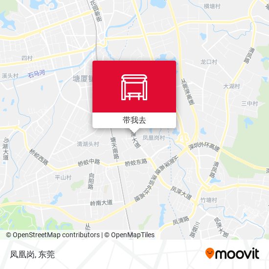 凤凰岗地图