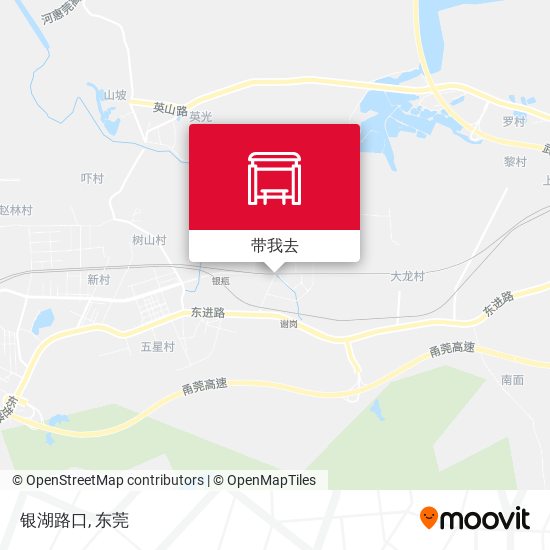 银湖路口地图