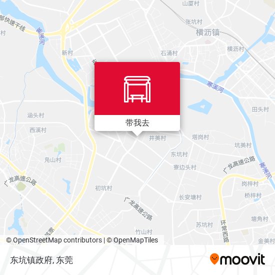 东坑镇政府地图