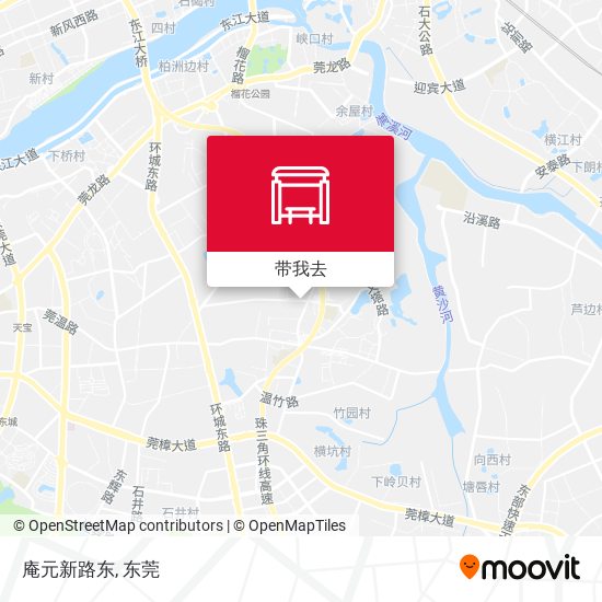 庵元新路东地图