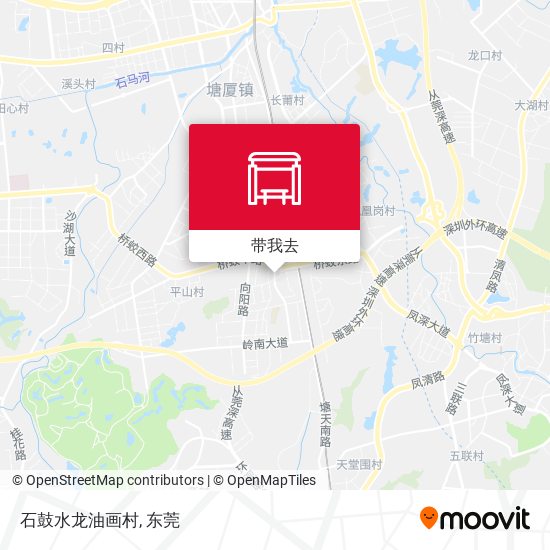石鼓水龙油画村地图