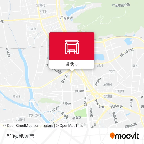 虎门镇标地图