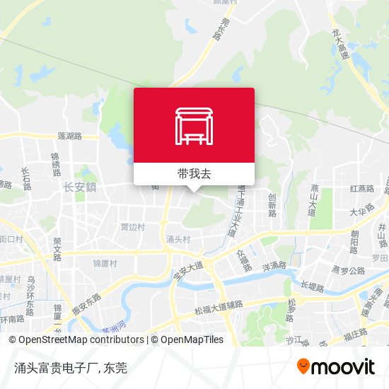涌头富贵电子厂地图