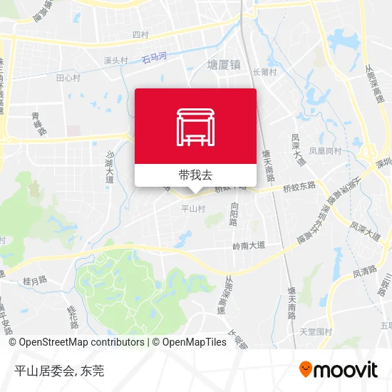 平山居委会地图