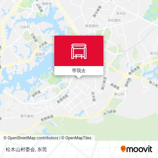 松木山村委会地图
