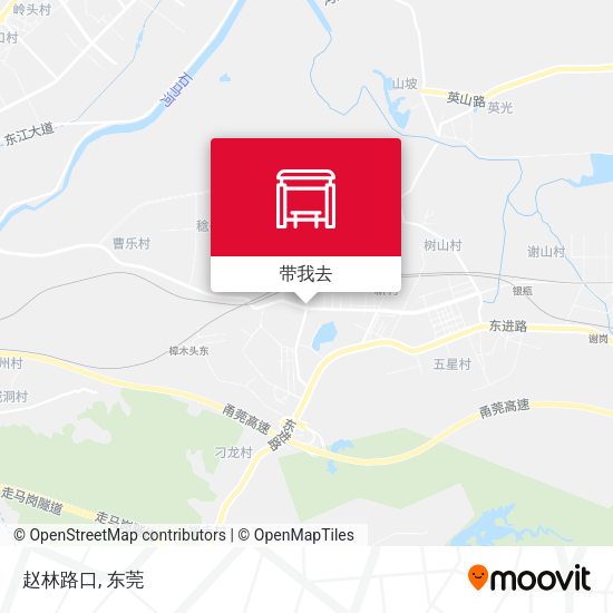 赵林路口地图