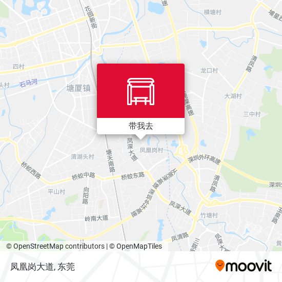 凤凰岗大道地图