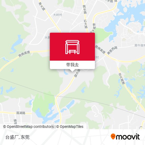 台盛厂地图