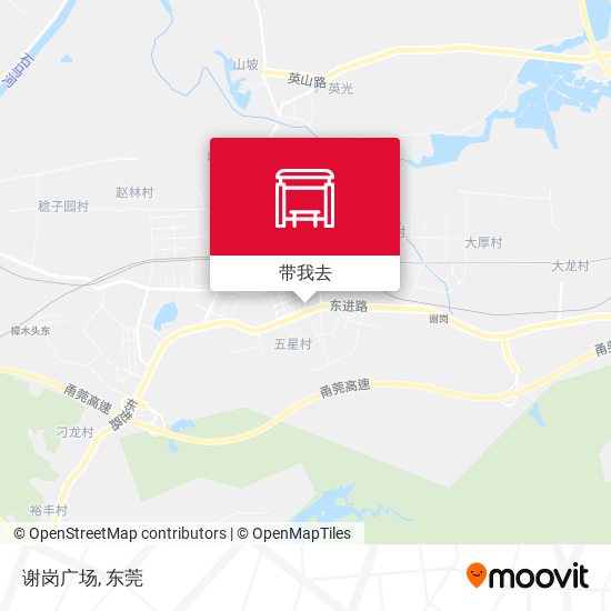 谢岗广场地图