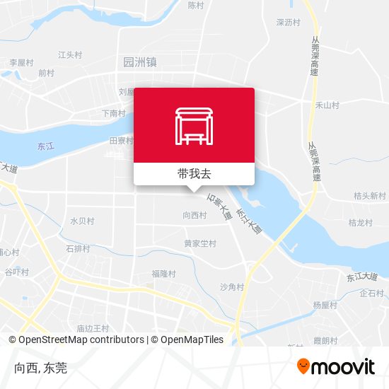 向西地图