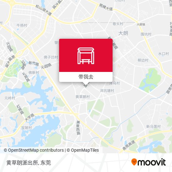 黄草朗派出所地图