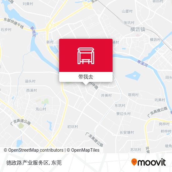 德政路产业服务区地图