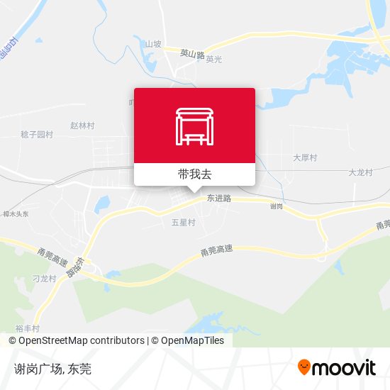 谢岗广场地图