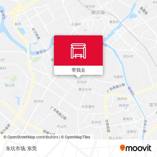 东坑市场地图