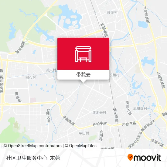 社区卫生服务中心地图