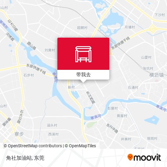 角社加油站地图