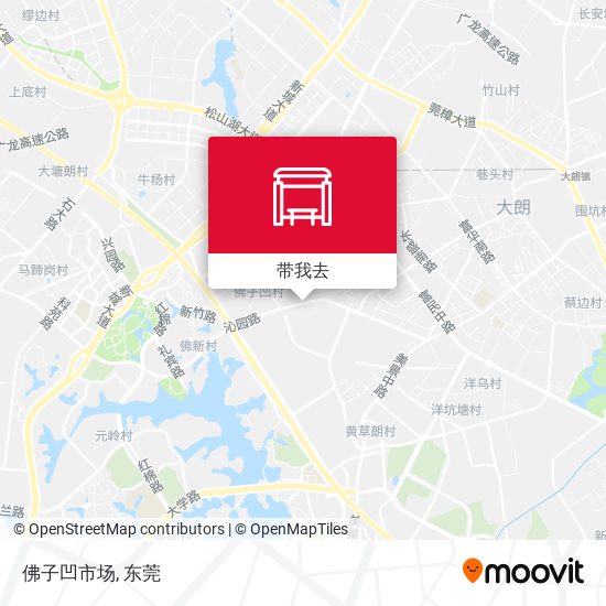 佛子凹市场地图