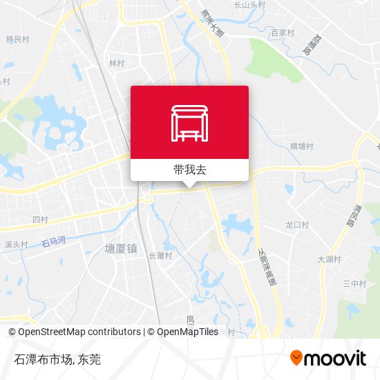 石潭布市场地图