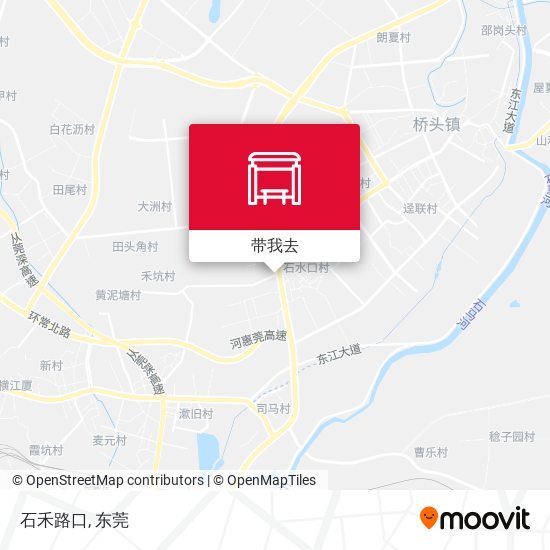 石禾路口地图