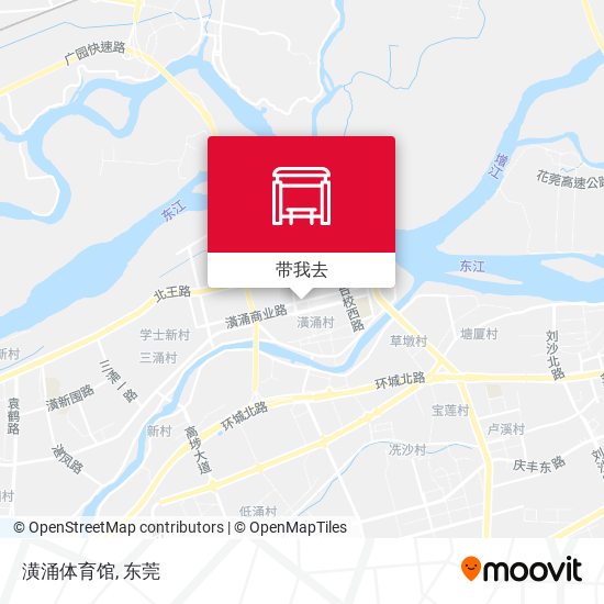 潢涌体育馆地图