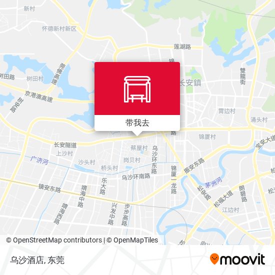 乌沙酒店地图