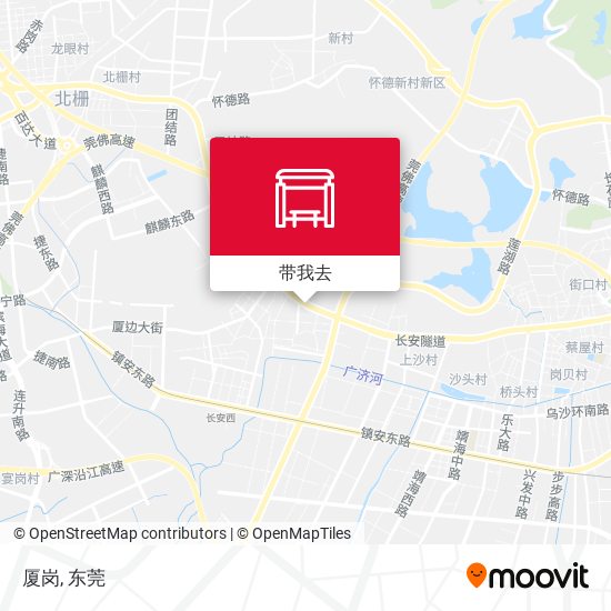 厦岗地图