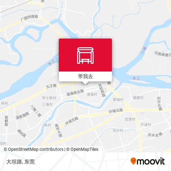 大坦路地图
