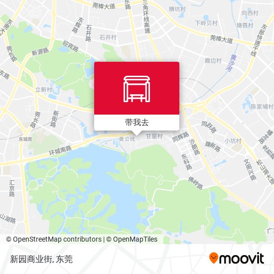 新园商业街地图