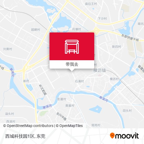西城科技园1区地图