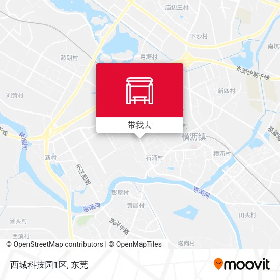 西城科技园1区地图