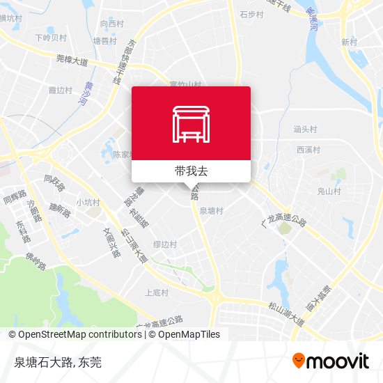 泉塘石大路地图
