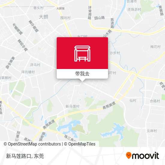 新马莲路口地图