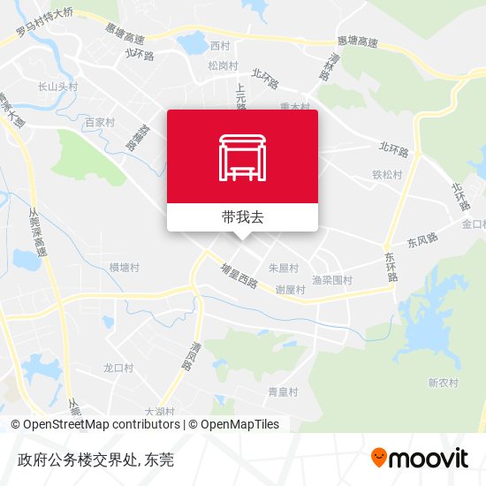 政府公务楼交界处地图