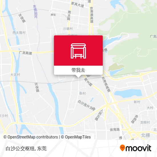白沙公交枢纽地图